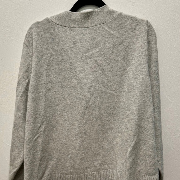 Light Grey Cabi Sweater with 3 Buttons - Soft and Stylish (S, fits like L-XL) - Picture 5 of 5